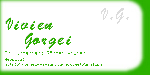 vivien gorgei business card